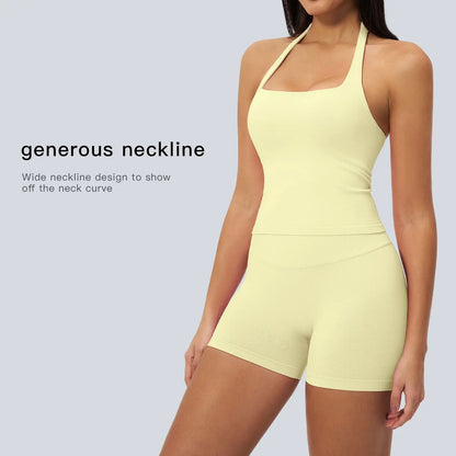 2 Piece Short Vest Set