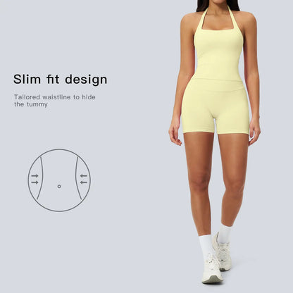 2 Piece Short Vest Set